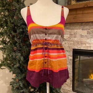 NEW YORK & COMPANY Women’s Spaghetti Strap Tank Top Size XS NICE & COLORFUL!!